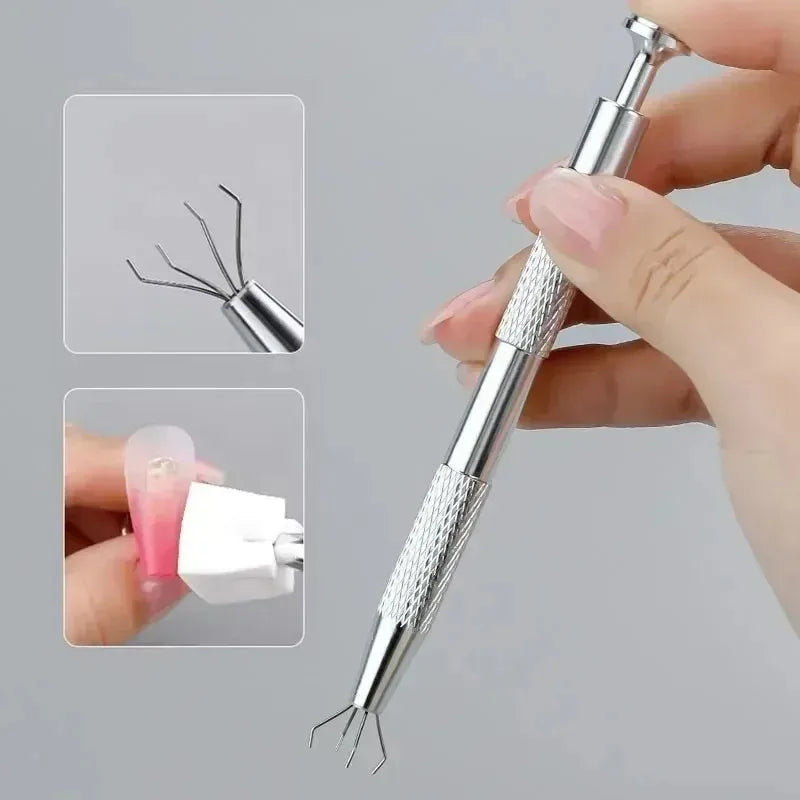 Nail Art Sponge Set with Gradient Nail Brushes and Pen for Manicure Design