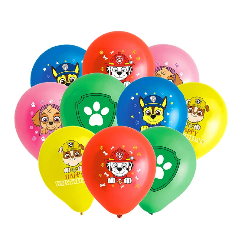10pcs 12-Inch Latex Balloons for Kids Birthday Party Baby Shower Decorations