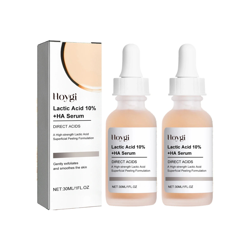 Lactic Acid Face Serum for Exfoliating Hydrating Brightening & Anti-Aging - All Skin Types