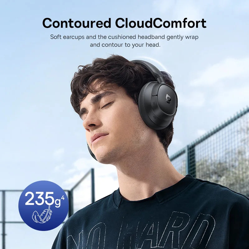 Wireless Noise Cancelling Headphones with Hi-Res Sound and 80H Playtime