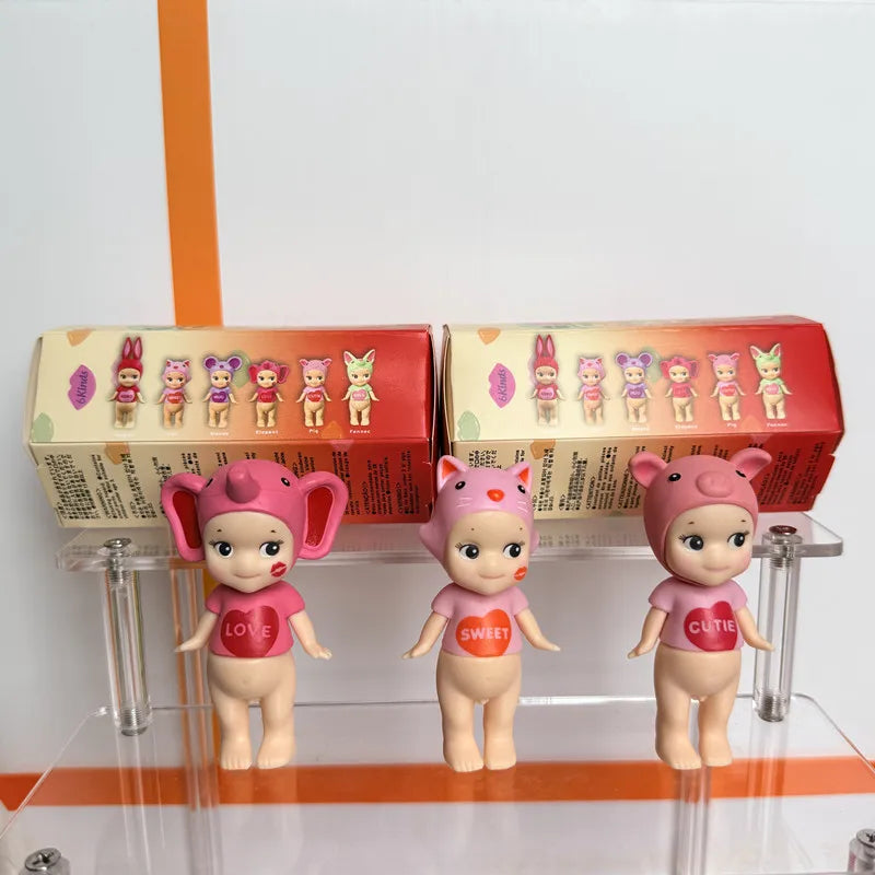 Mini Angel Kiss Series Blind Box Figurines - Cute Desktop & Car Decorations