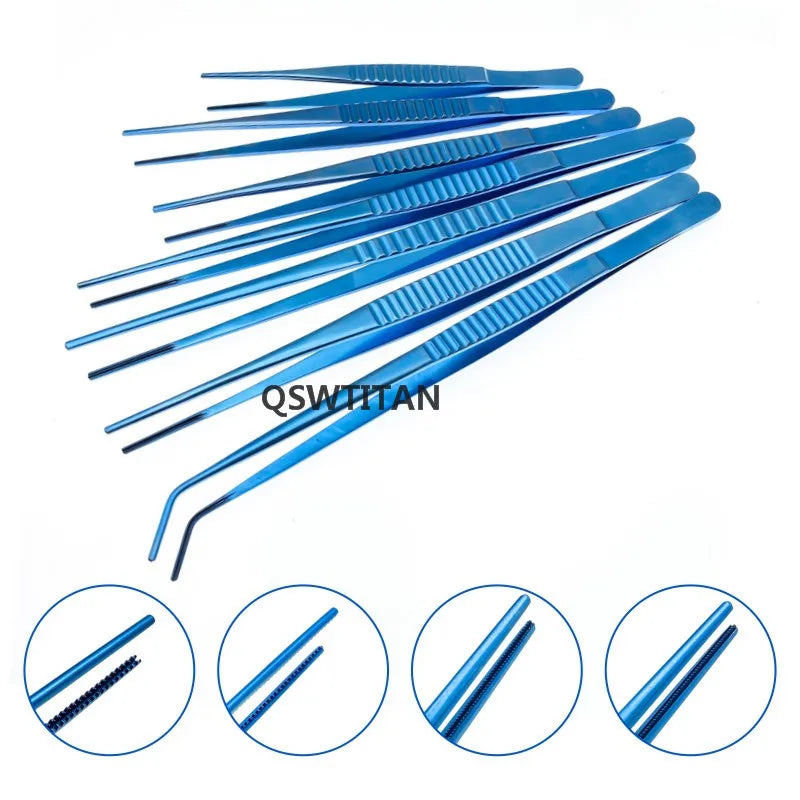 Titanium Vascular Pliers Forceps Cardiac Dissecting Microsurgical Instruments