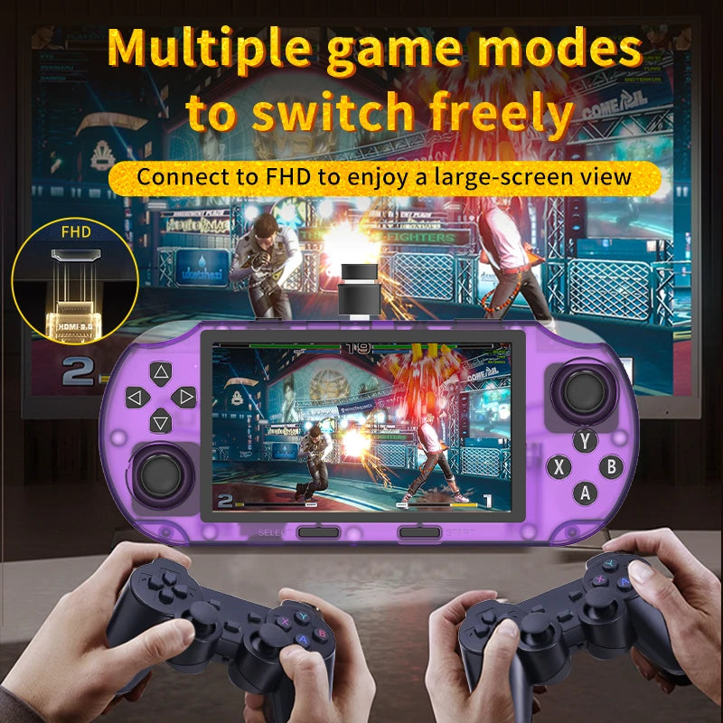 Handheld Game Console with 4.5-Inch HD Screen Supports TV Output & 20,000+ Games