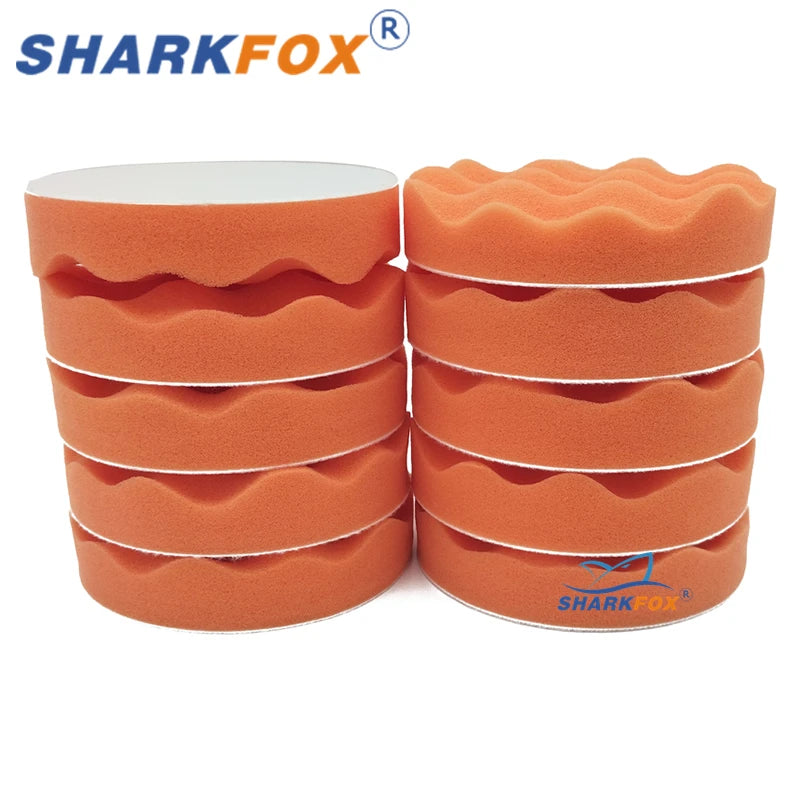 Car Buffing Polishing Pads Kit 5/6 Inch Foam Sponge Waxing Pads for Auto Care