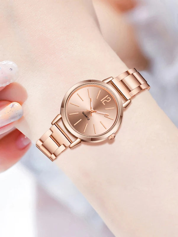 Women's Quartz Wrist Watch Set - Alloy Y2K Party Dress Holiday Gift