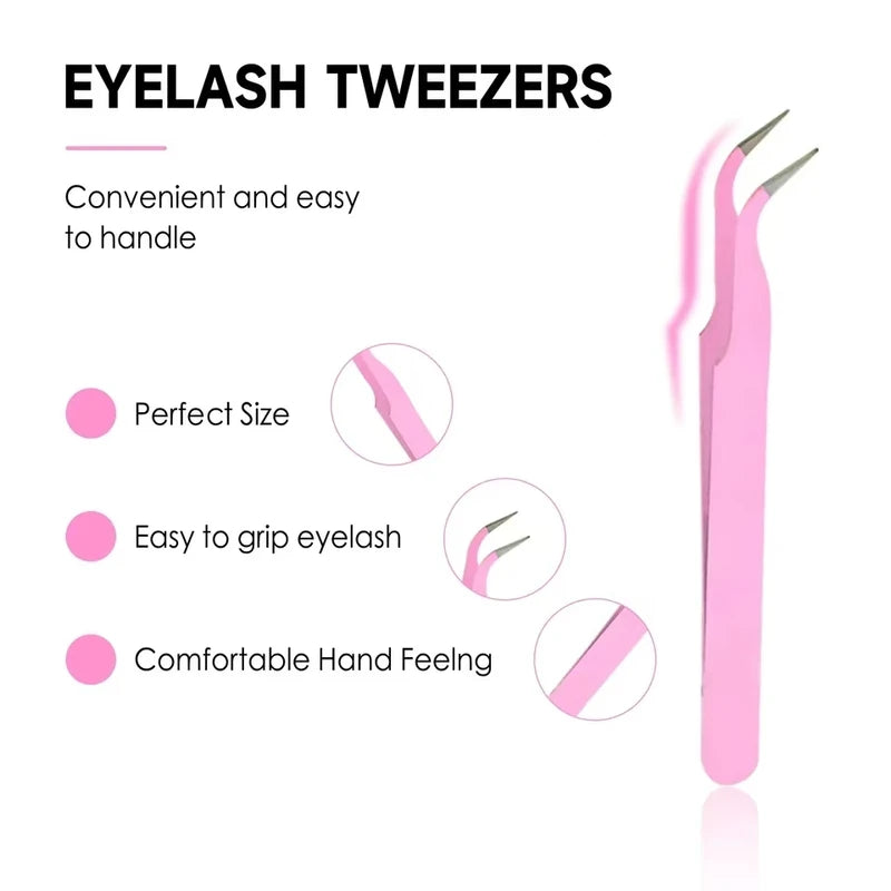 Lash Bond and Seal Kit 10ml with 5ml Lash Glue & Tweezers - Strong Hold
