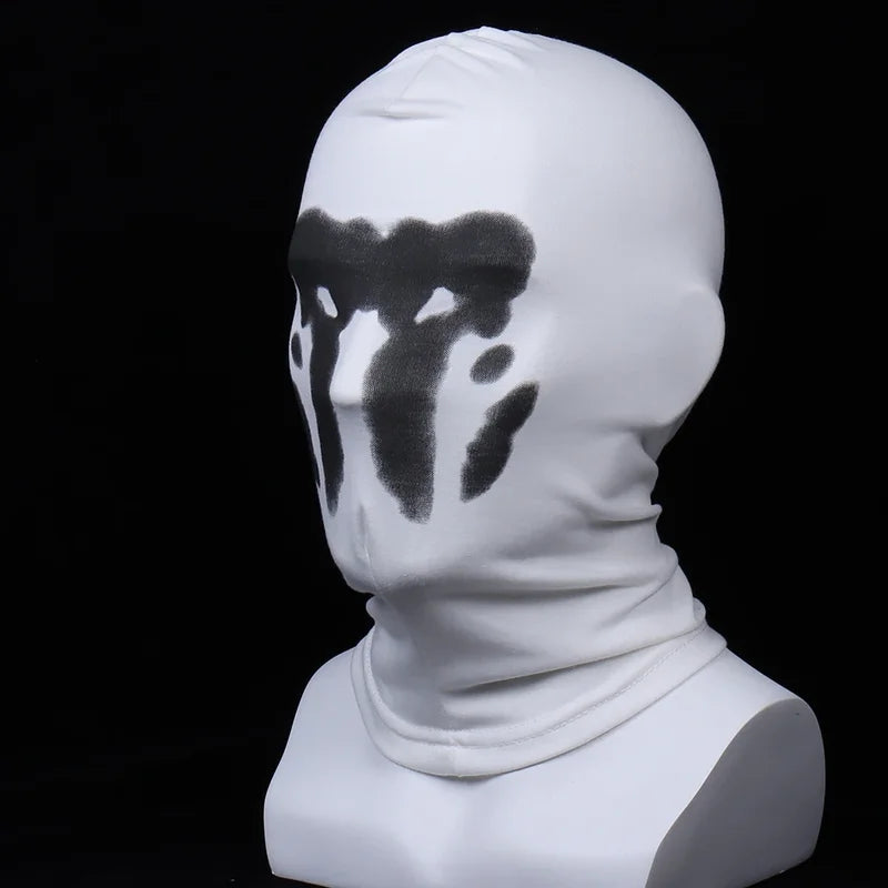 Unisex Rorschach Inkblot Mask for Halloween Cosplay and Party