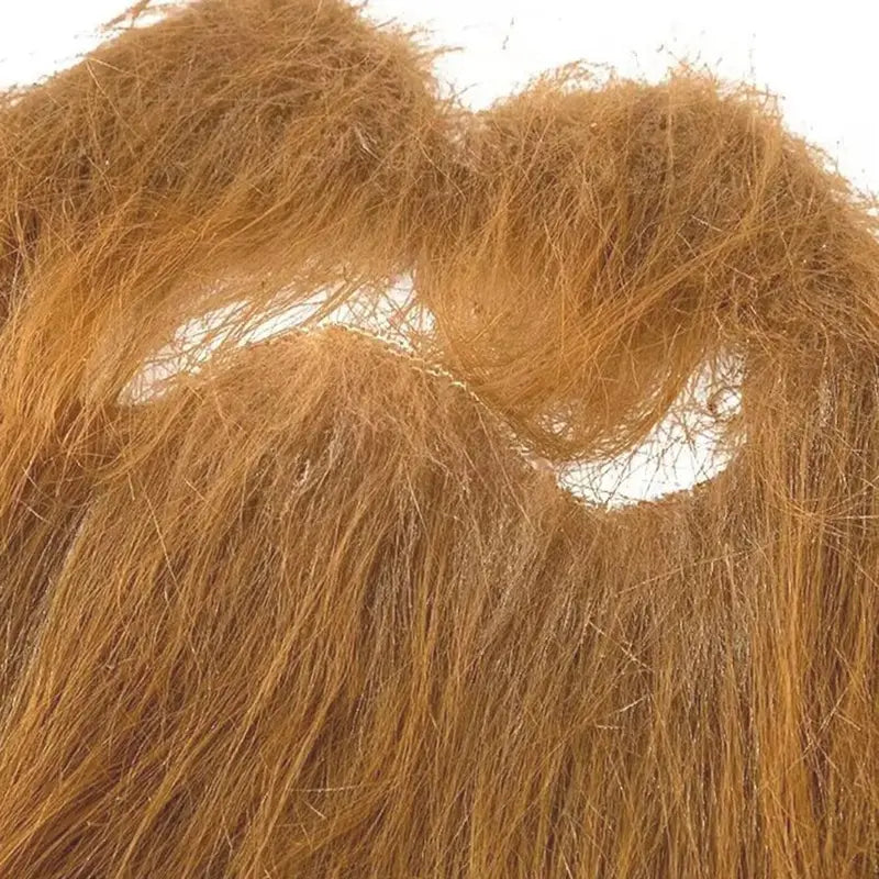 Funny Brown Fake Bushy Beard for Disguise, Role Play, Costume & Party