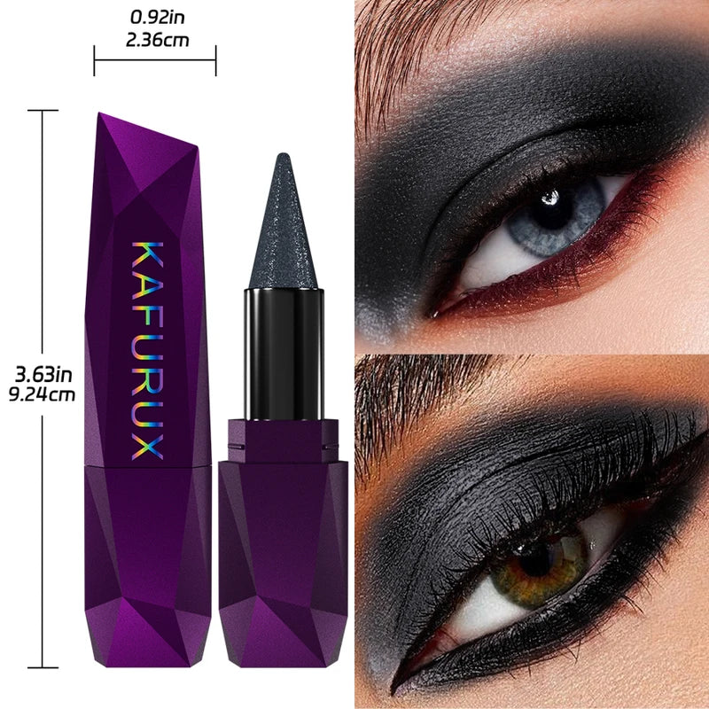 Waterproof Glitter Eyeshadow Stick - Shimmer Metallic Eye & Lip Makeup, Long-Lasting