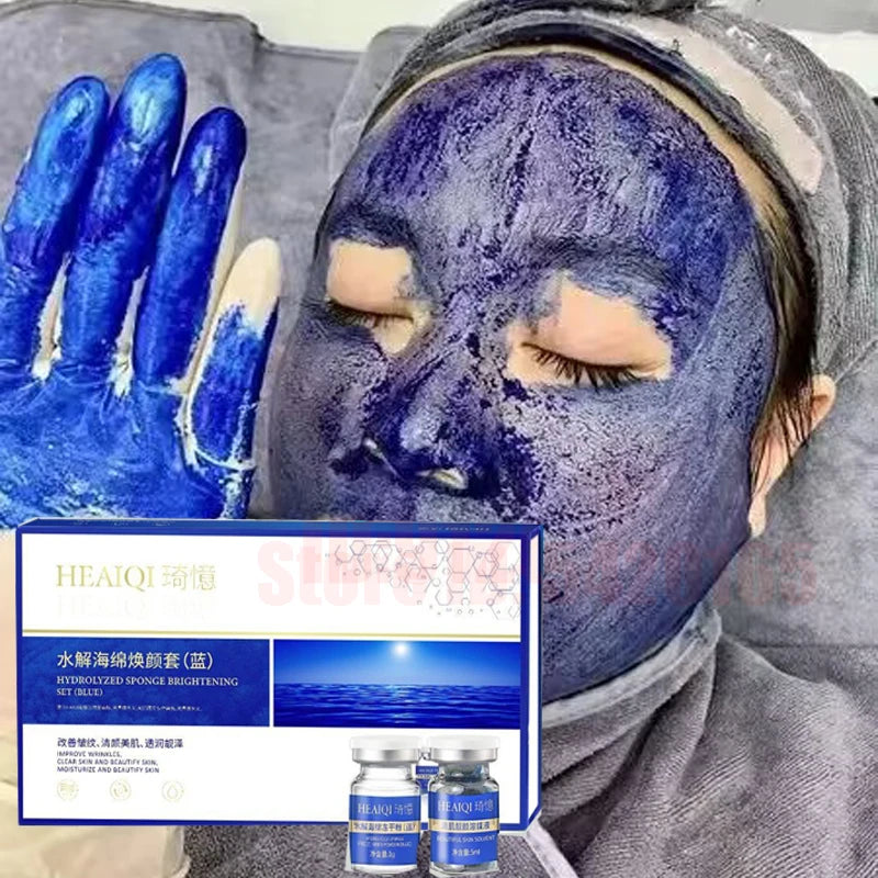 Copper Peptide & Seaweed Whitening Facial Peel Kit for Rejuvenation & Moisturizing