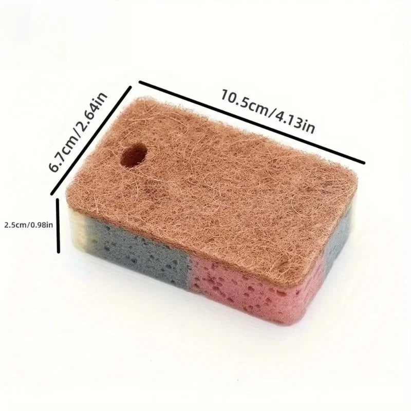 Double Sided Multipurpose Cleaning Sponge for Dishwashing and Stain Removal