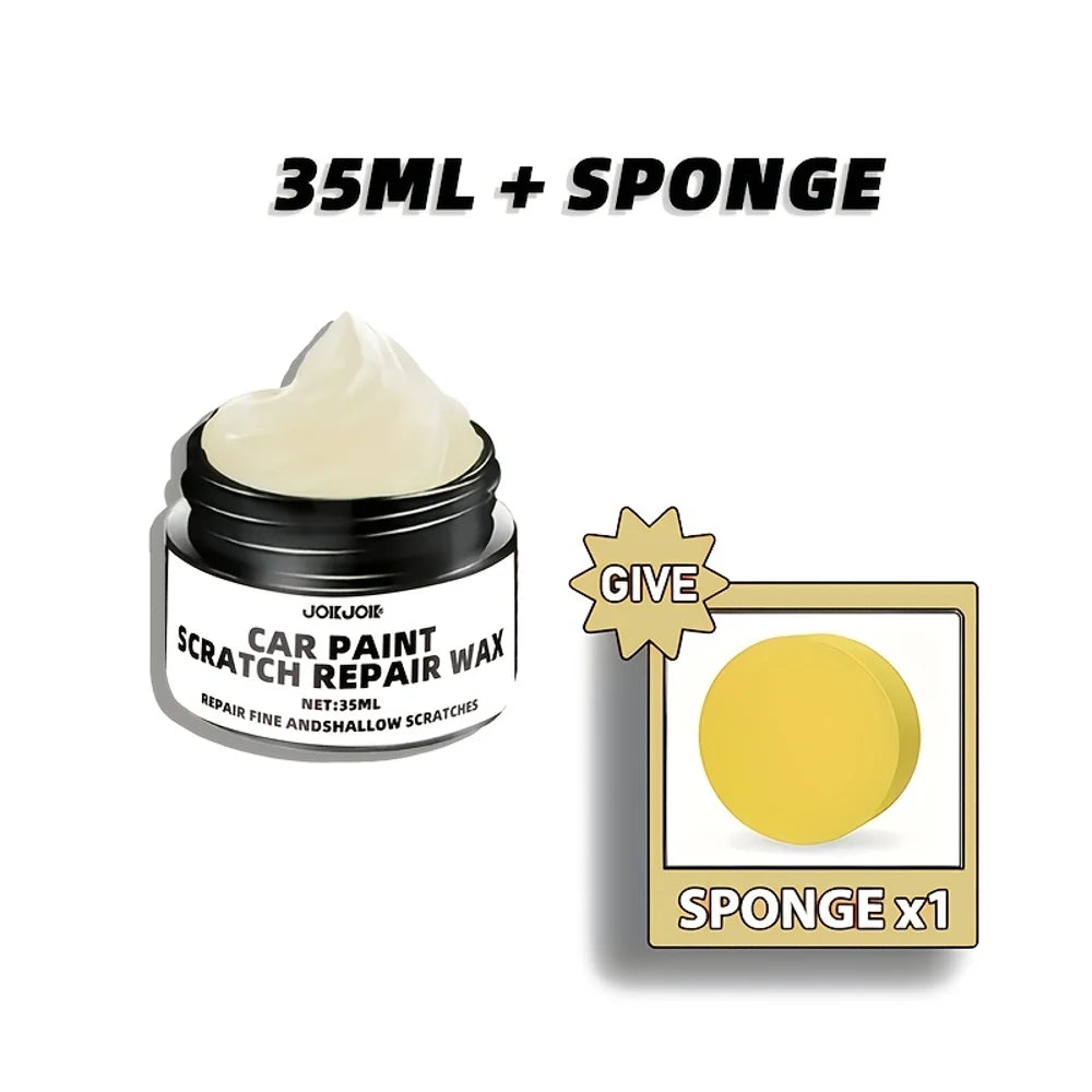 Universal Car Paint Scratch Repair Wax 35ml - Quick DIY Vehicle Polish