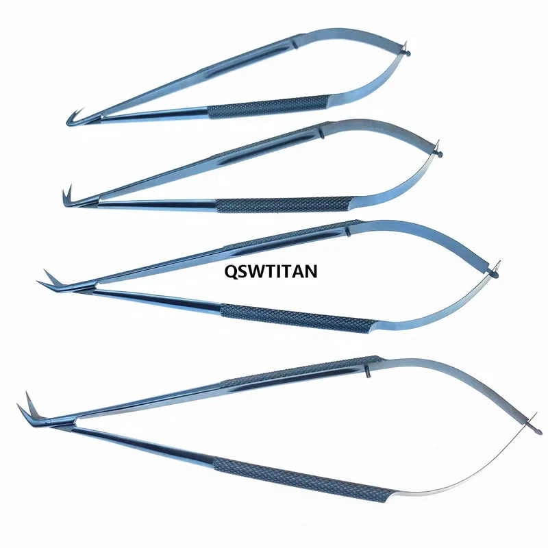 Titanium Microsurgical Micro Scissor Angled Shears for Neurosurgery & Cardiovascular Use