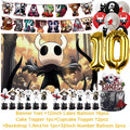 Birthday Party Balloon Cake Topper & Background Banner Decorations for Kids
