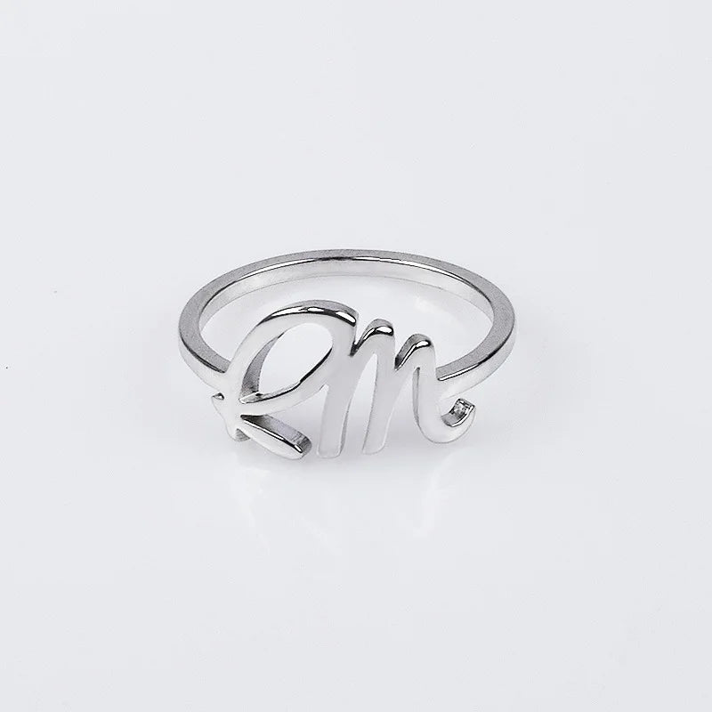 Women’s Kpop Member Rings Set - Unisex Fashion Jewelry, Multiple Sizes