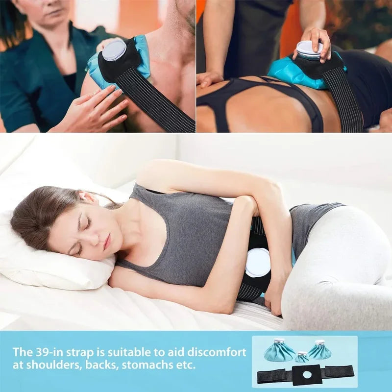 Reusable Hot & Cold Therapy Ice Bag for Injuries Pain Relief Waterproof Leak-Proof