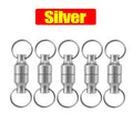 Magnetic Mini Keychains Set - Carbon Steel Double Loops Hook Holders