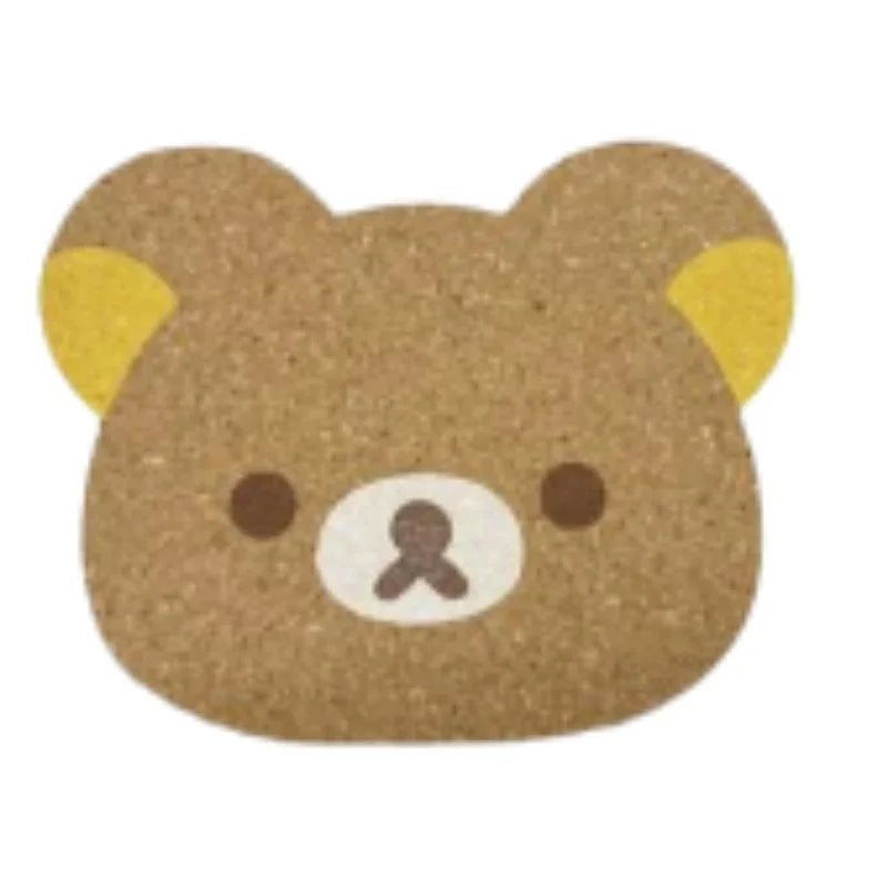 Kids Cartoon Animal Drink Coasters Set - Rilakkuma Dining Table Accessories