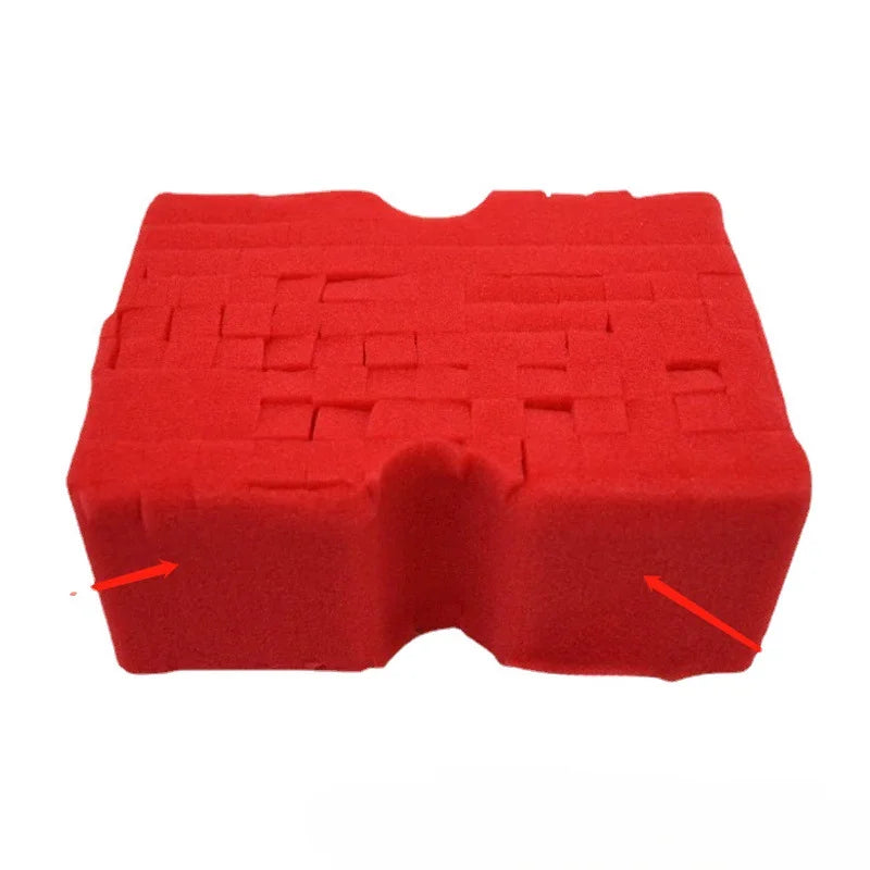 Large Car Washing Sponge Block - Soft Grid Foam, High Water Absorption, Multi-Color