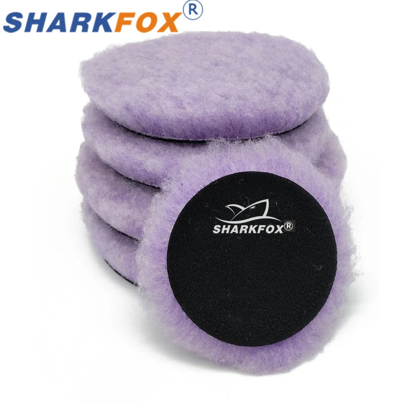 Purple Wool Polishing Pad for Car Paint Buffing and Waxing