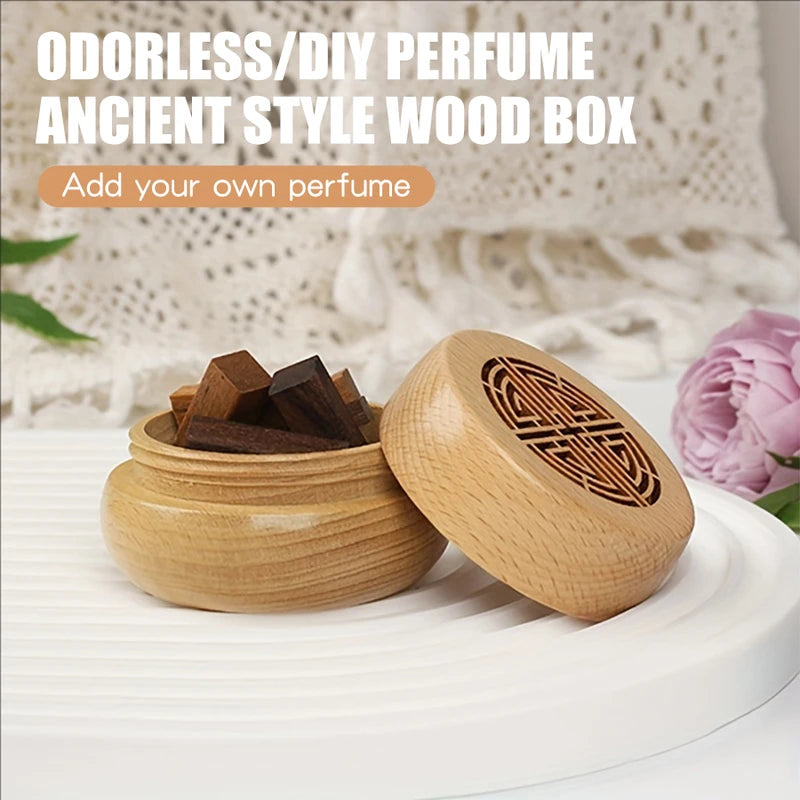 Wooden Aroma Diffuser with Fragrance Oil - Home Decor & Aromatherapy Accessory