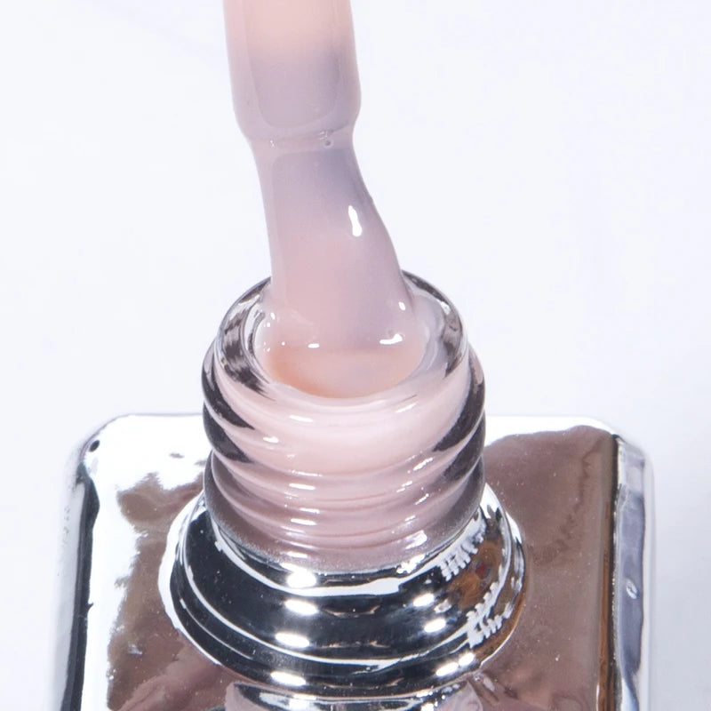 Rubber Base Gel Nail Polish - Ivory Beige Semi-Permanent UV/LED Nail Art