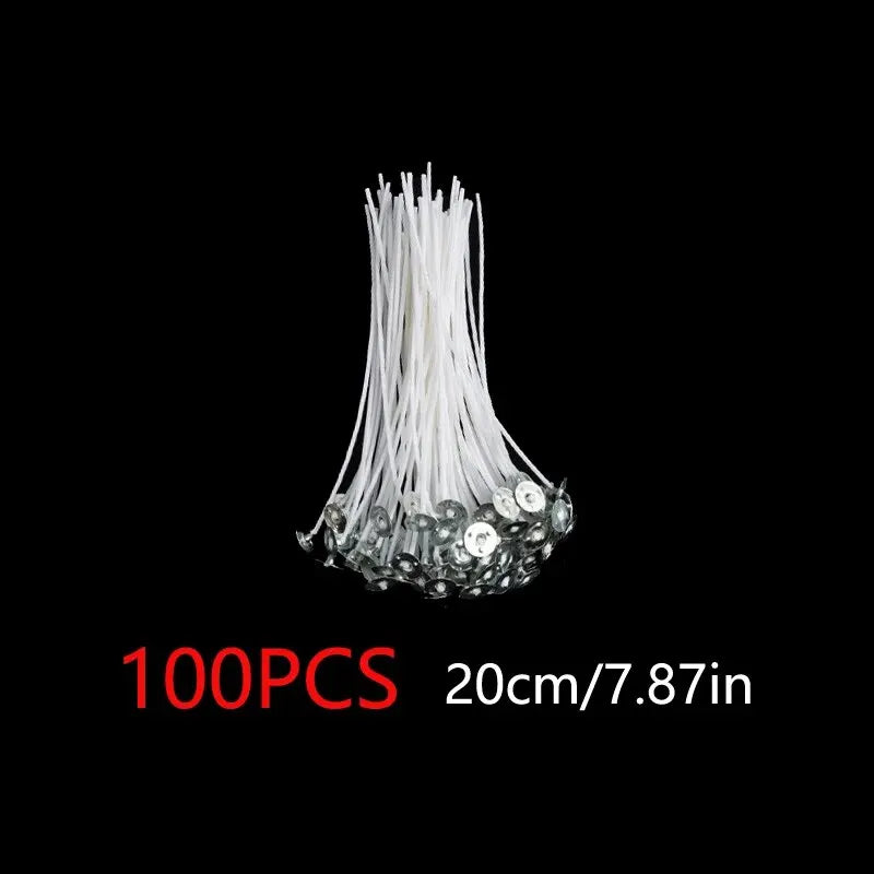 100PCS Candle Wick for Paraffin Wax DIY Candle Making Supplies