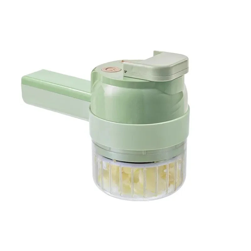 Electric Vegetable Chopper Food Processor with Garlic Ginger Onion Cutter