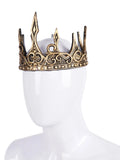 Medieval King’s Crown Latex Foam Costume Headwear for Stage Performance