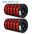 10kg PLA & PETG 3D Printer Filament Set - 1.75mm Multiple Colors & Materials