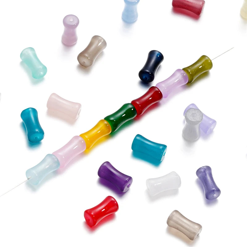 Imitation Jade Glass Beads 30Pcs for DIY Jewelry Making - Spacer Beads for Bracelets & Necklaces