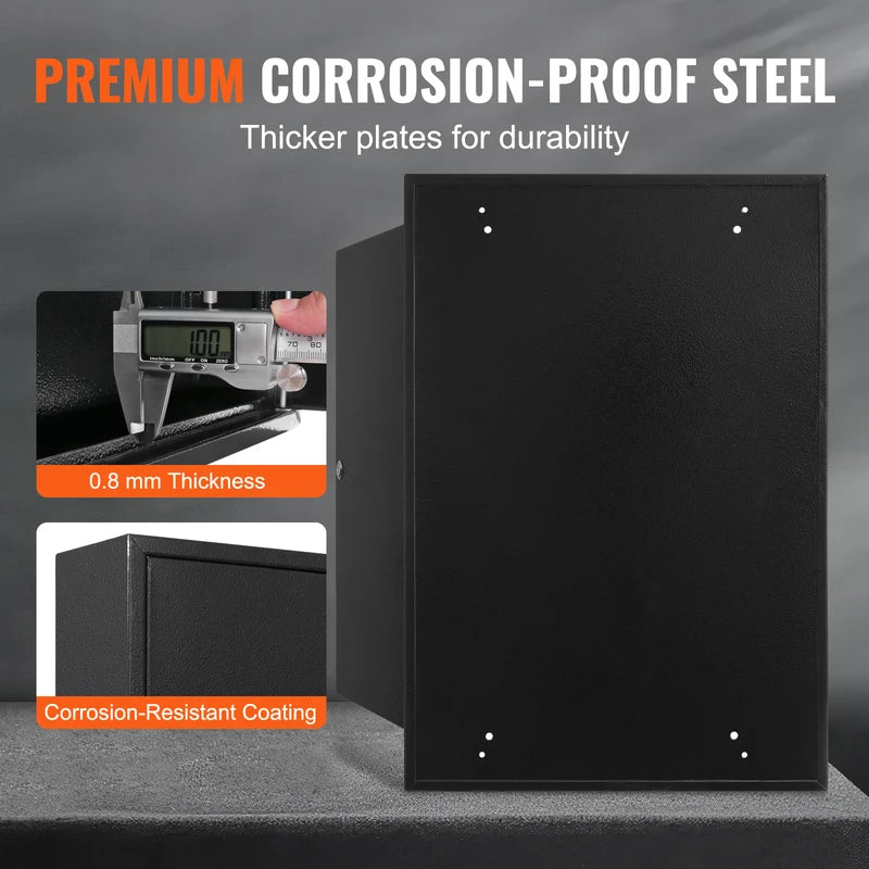 Large 48/100/200-Key Steel Locking Cabinet with Adjustable Racks Security Organizer