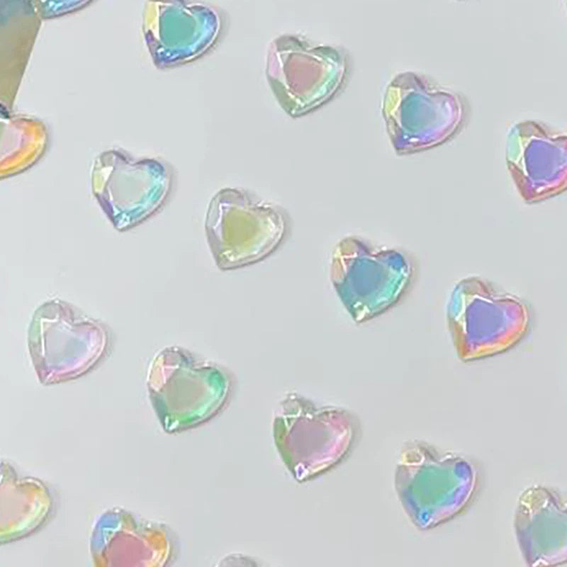 Self-Adhesive Face Gems and Rhinestones for Festival Makeup - Waterdrop, Moon, Pearls, Glitter