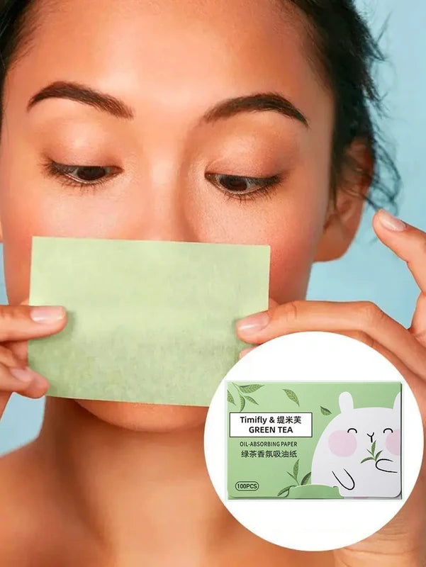 Face Blotting Paper Oil Control 100Pcs Facial Oil Absorbing Soft Tissues