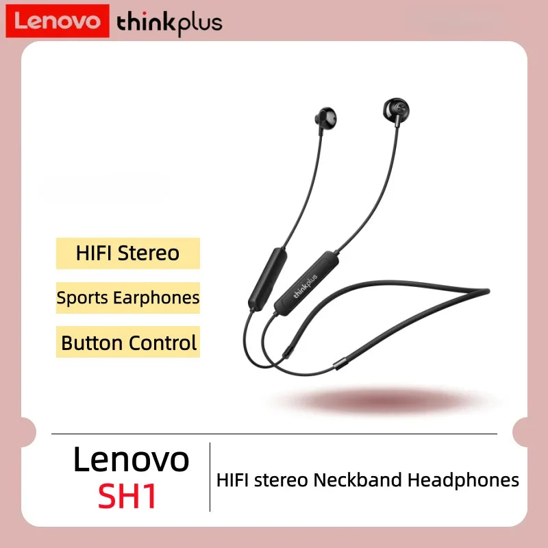 Wireless Bluetooth Earbuds with Hi-Fi Sound Waterproof Sports Neckband Headset
