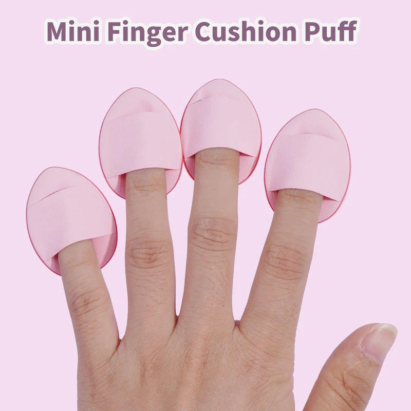 20-Piece Makeup Brush Set with Cushion Puffs - Professional Synthetic Fiber Tools