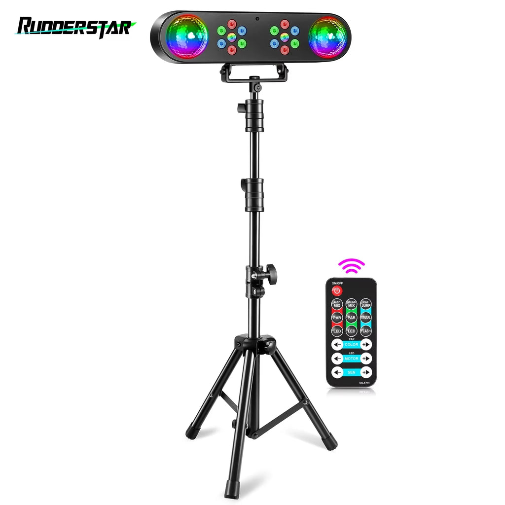 30W RGB 3-in-1 Stage Effect Light with Remote Control for DJ Party Concert