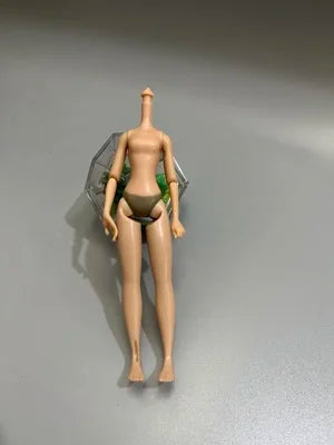 1/12 Doll House Girl Doll Without Head - DIY Nude Movable Body, 25cm