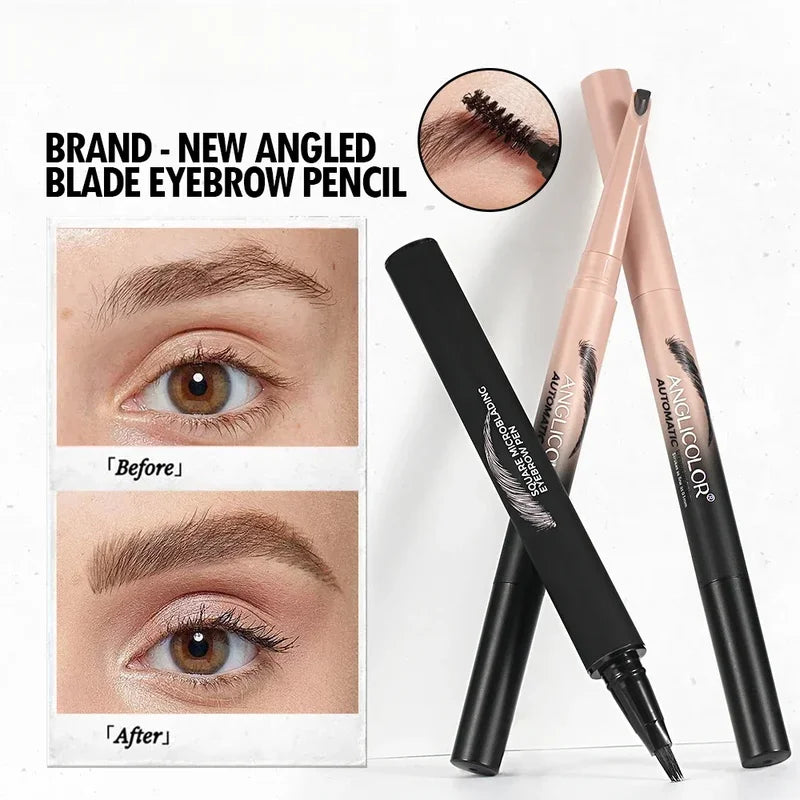 Waterproof 3D Dye Eyebrow Pencil Set - Long Lasting, Anti-Smudge, Natural Finish