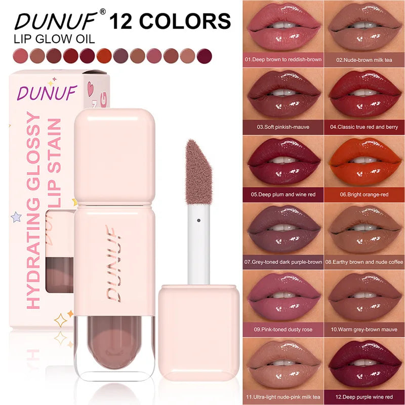 Liquid Lipstick Set - 12 Colors Waterproof Moisturizing Lip Gloss