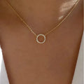 Elegant Geometric Zircon Pendant Necklace for Women – Party Jewelry Gift