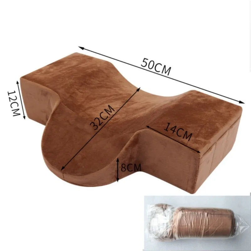 Memory Foam Eyelash Pillow Butterfly Shape Eyelid Support Cushion for False Lash Grafting