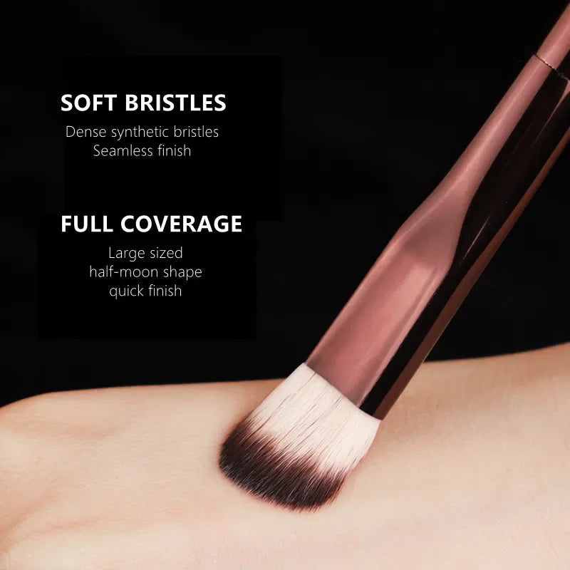 Vanish Concealer Brush - Angled Synthetic Makeup Tool for Liquid & Cream