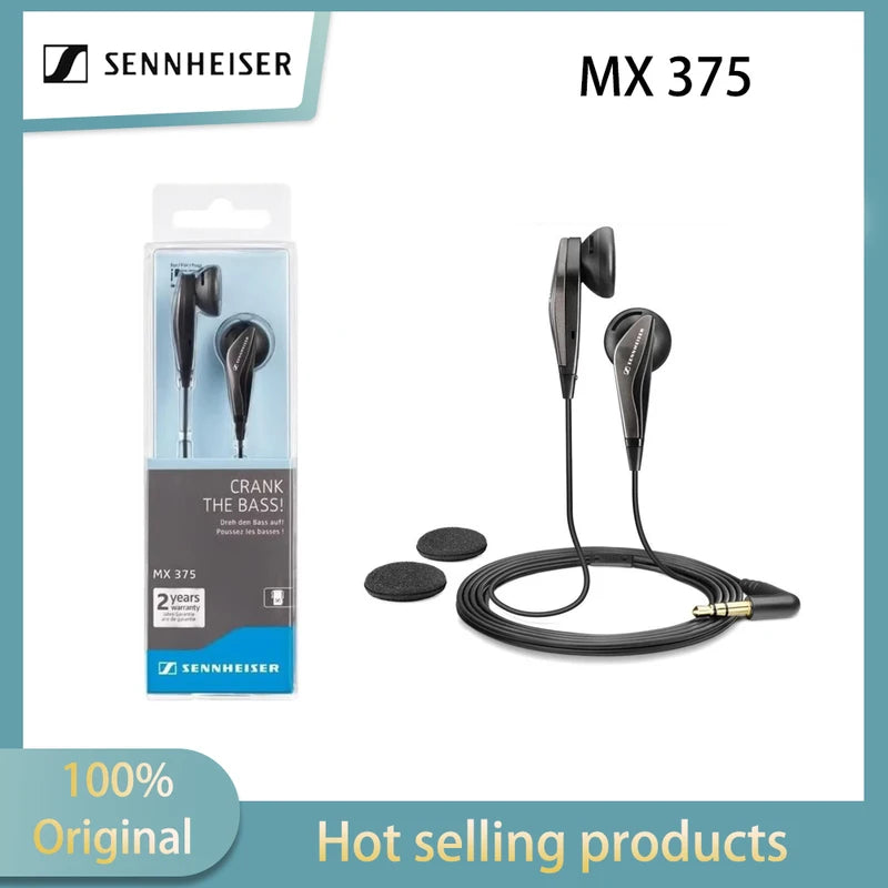 In-Ear Wired Headphones with High-Resolution Sound and Powerful Bass