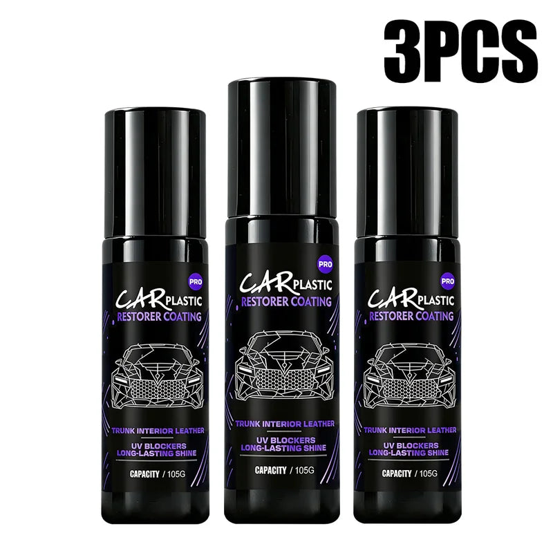 Car Plastic Repair Wax & Panel Renewal Polish - Long-Lasting Shine & Protection