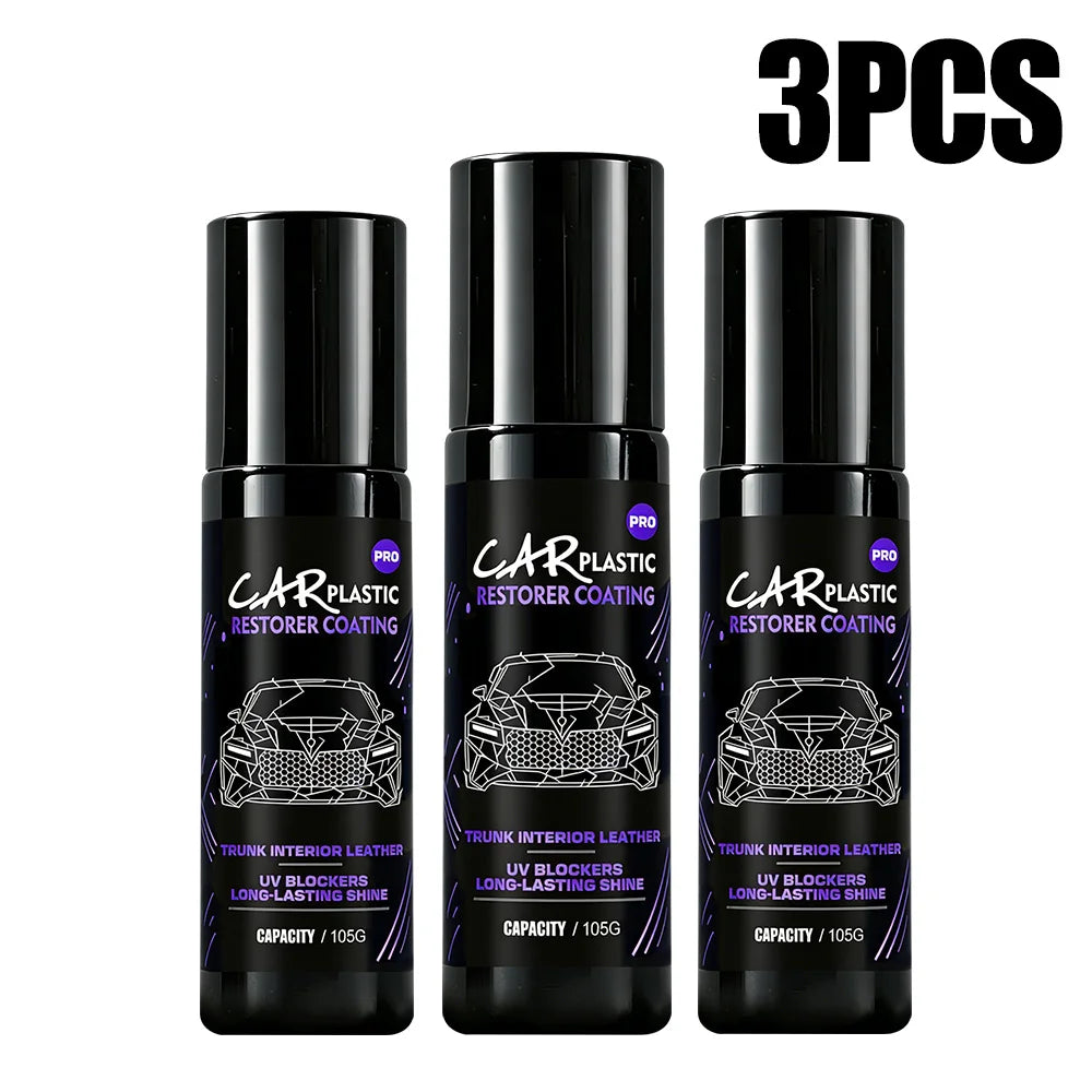 Car Plastic Repair Wax & Panel Renewal Polish - Long-Lasting Shine & Protection
