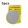 Double-Sided Dishwashing Sponges Set - Reusable Kitchen Cleaning Tools, 5 or 10 Pieces