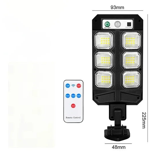 Solar LED Outdoor Wall Light with Motion Sensor Waterproof Garden Street Lighting
