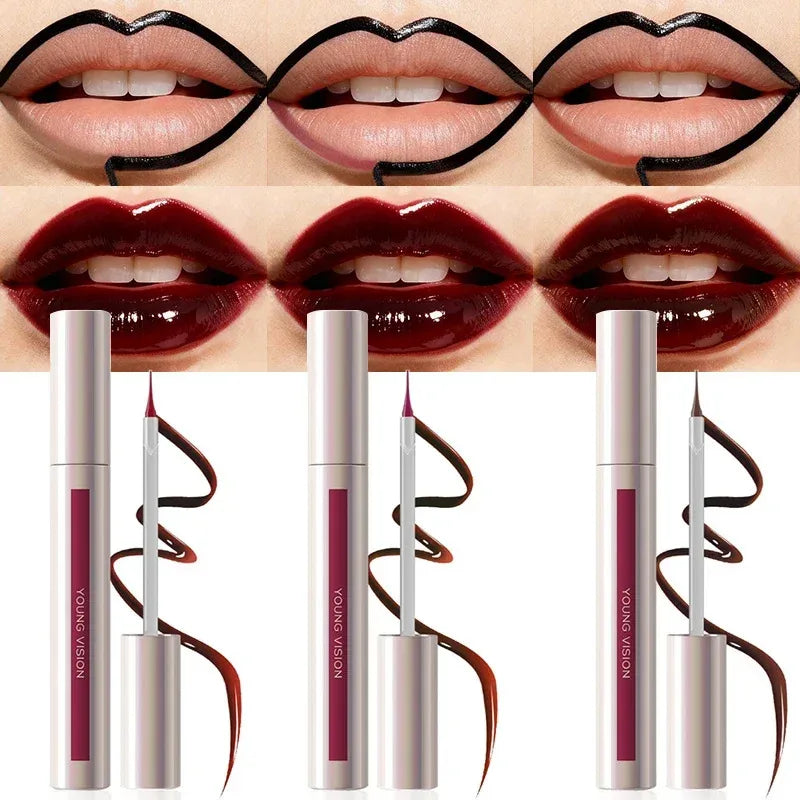 3-Piece Waterproof Lip Gloss Set - Long Lasting Lipstick for Any Occasion