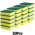 Multi-Purpose Double-Sided Cleaning Sponges Set for Car and Home - 10-60 Pieces